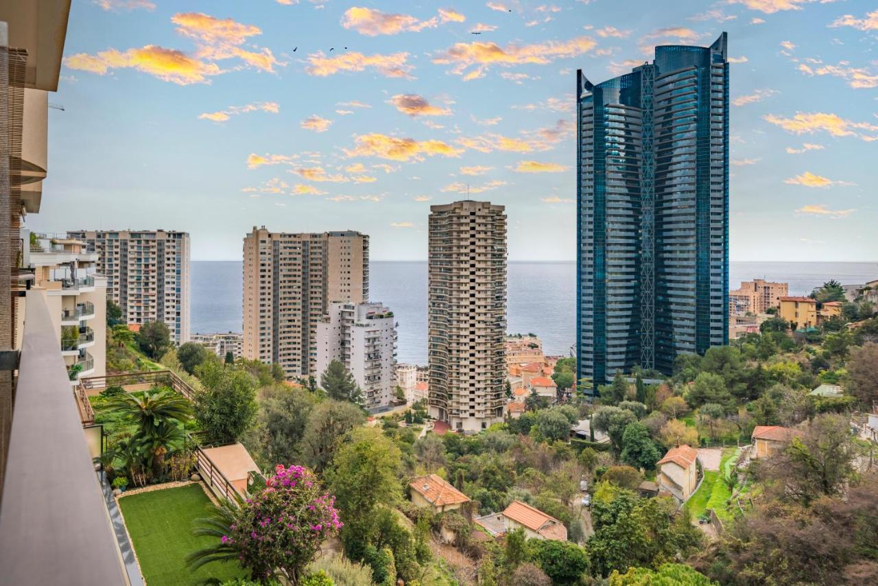 5Mn Monaco - Vue Mer - Parking - Piscine - Bb Beausoleil Exteriör bild