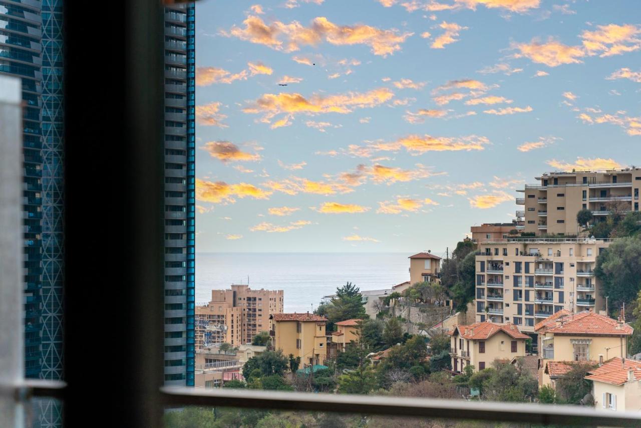 5Mn Monaco - Vue Mer - Parking - Piscine - Bb Beausoleil Exteriör bild