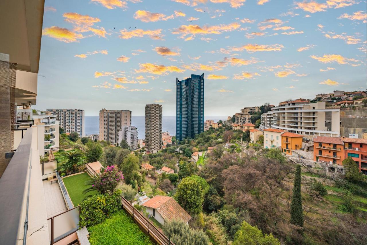 5Mn Monaco - Vue Mer - Parking - Piscine - Bb Beausoleil Exteriör bild